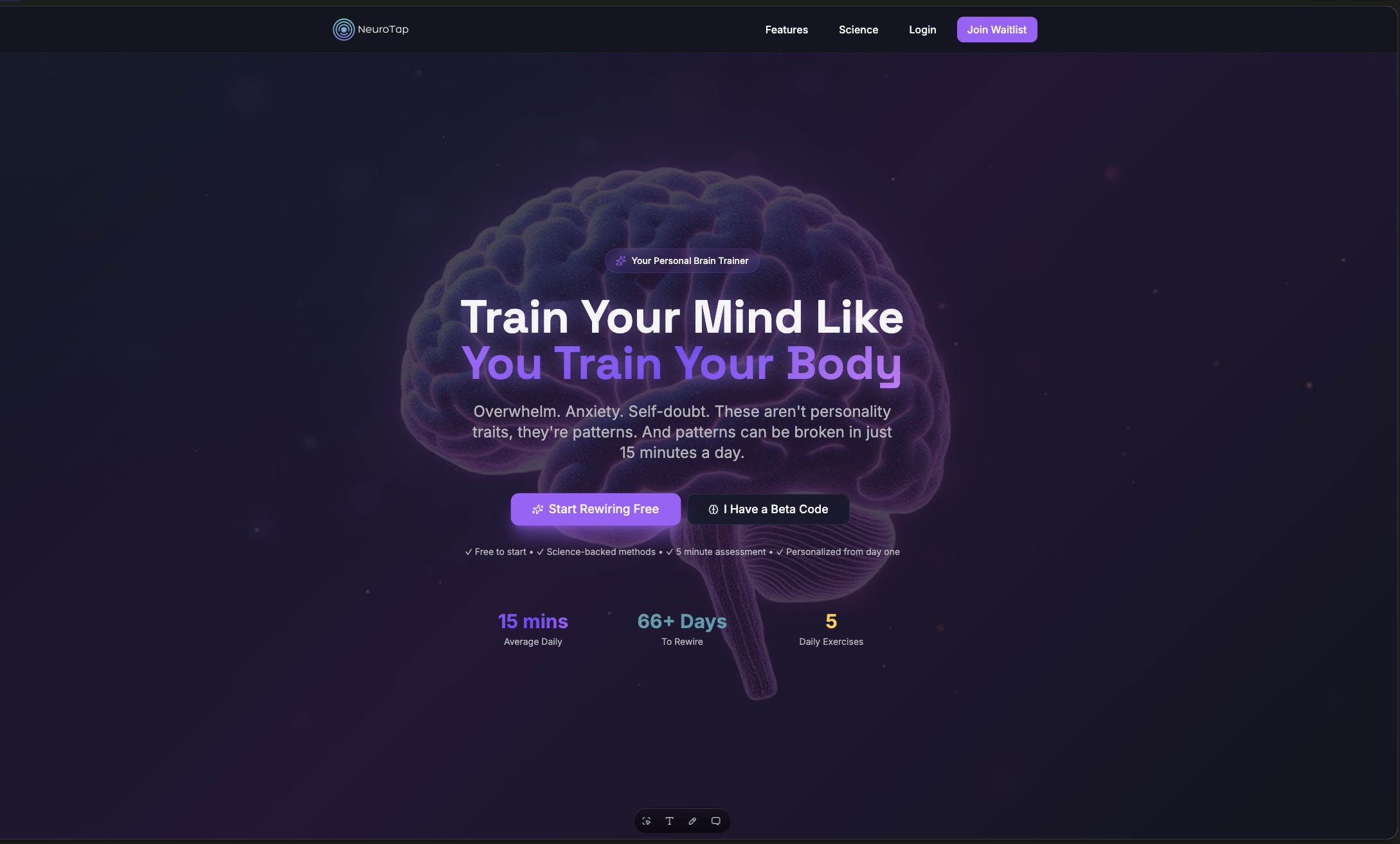 NeuroTap project visual
